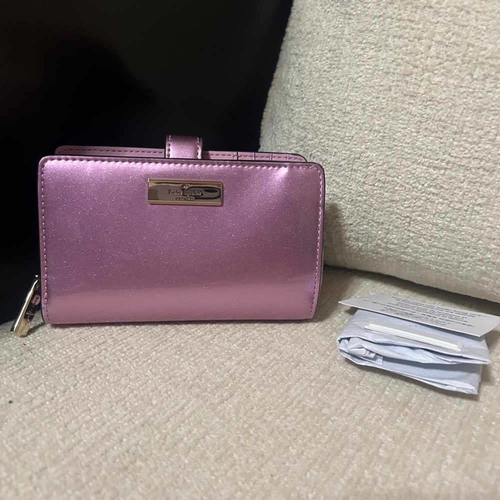 Kate Spade Metallic Pink Wallet
